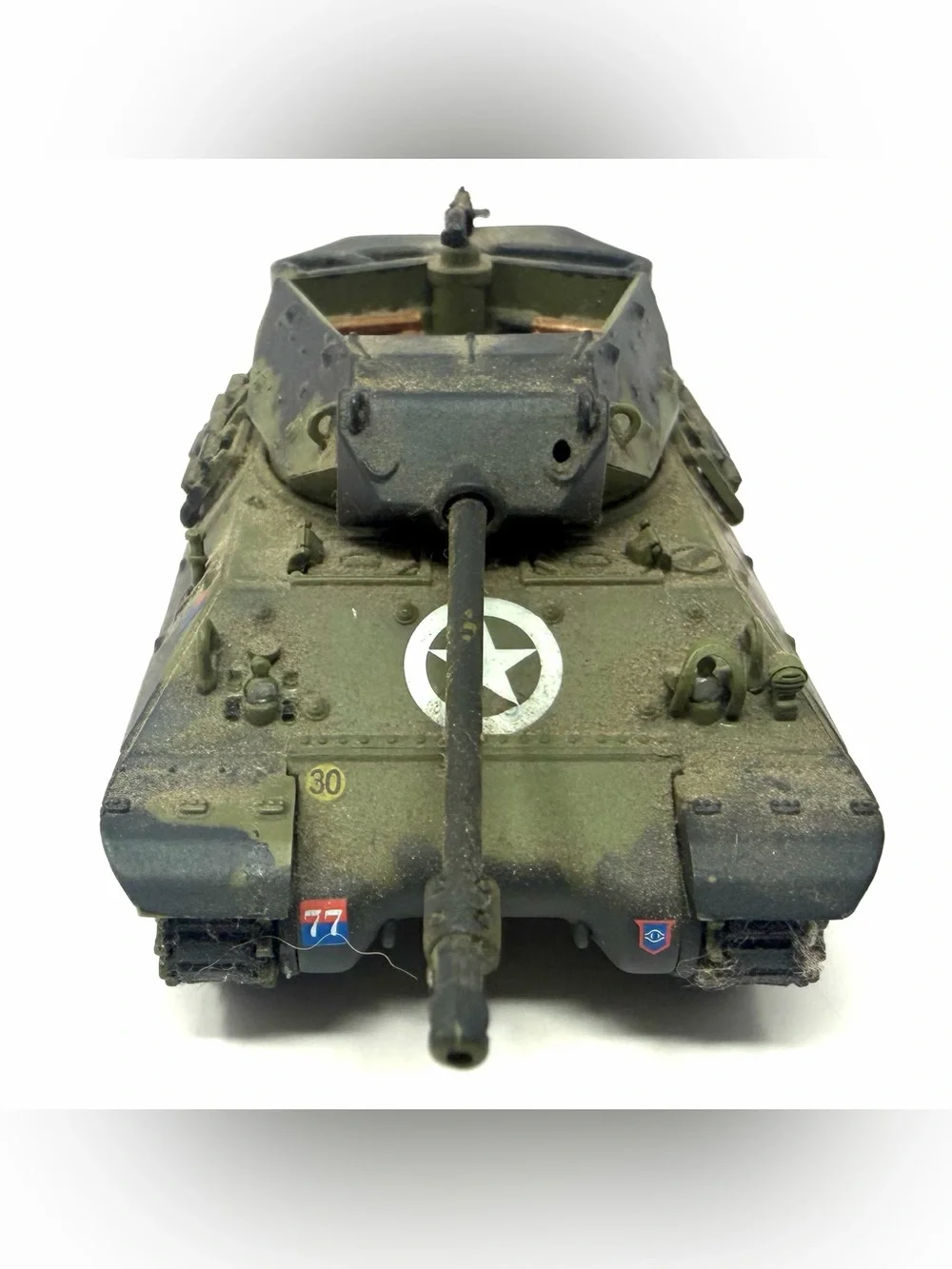 Amercom M10 Achilles IIC 1944 British Tank Destroyer 1/72 Diecast Model Used